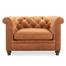 Load image into Gallery viewer, Chesterfield Leather Armchair