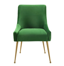 Load image into Gallery viewer, Beatrix Green Velvet Side Chair