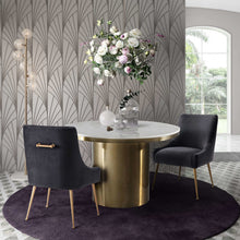 Load image into Gallery viewer, Beatrix Grey Velvet Side Chair