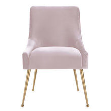 Load image into Gallery viewer, Beatrix Blush Velvet Side Chair