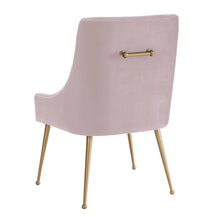Load image into Gallery viewer, Beatrix Blush Velvet Side Chair