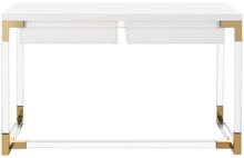 Load image into Gallery viewer, Dariela Acrylic Desk-White