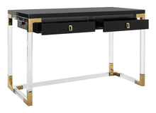 Load image into Gallery viewer, Dariela Acrylic Desk-Black