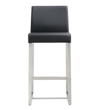 Load image into Gallery viewer, Denmark Black Stainless Steel Barstools (set of 2)