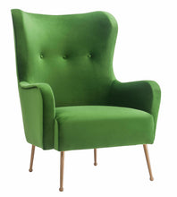 Load image into Gallery viewer, Ethan Green Velvet Chair