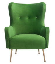 Load image into Gallery viewer, Ethan Green Velvet Chair