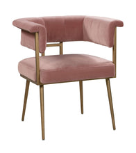 Load image into Gallery viewer, Astrid Blush Velvet Chair