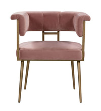Load image into Gallery viewer, Astrid Blush Velvet Chair