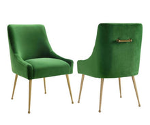 Load image into Gallery viewer, Beatrix Green Velvet Side Chair