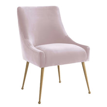 Load image into Gallery viewer, Beatrix Blush Velvet Side Chair