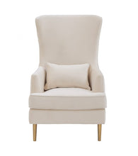 Load image into Gallery viewer, Alina Cream Tufted Back Chair