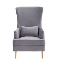 Load image into Gallery viewer, Alina Grey Tufted Back Chair