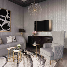 Load image into Gallery viewer, Alina Grey Tufted Back Chair