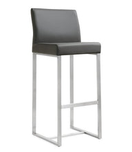 Load image into Gallery viewer, Denmark Grey Stainless Steel Barstool (set of 2)