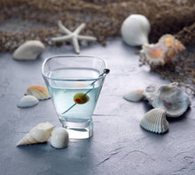 Load image into Gallery viewer, Aqua Vitae Square Martini Glasses
