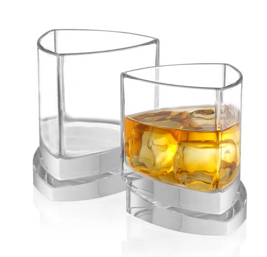 Aqua Vitae Triangle Whiskey Glasses