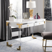 Load image into Gallery viewer, Dariela Acrylic Desk-Black
