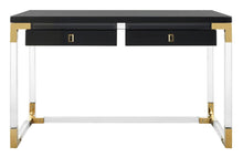 Load image into Gallery viewer, Dariela Acrylic Desk-Black
