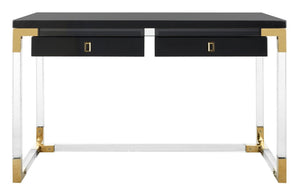 Dariela Acrylic Desk-Black