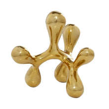 Load image into Gallery viewer, Gold Contemporary Sculpture

