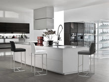 Load image into Gallery viewer, Denmark Black Stainless Steel Barstool (set of 2)
