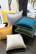 Load image into Gallery viewer, Noah Beige/Silver Pillow
