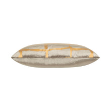 Load image into Gallery viewer, Oslo Grey and Gold Velvet Pillow
