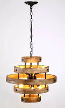 Load image into Gallery viewer, Landy 6-light Geometric Chandelier

