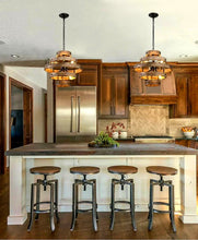 Load image into Gallery viewer, Landy 6-light Geometric Chandelier
