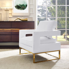 Load image into Gallery viewer, Avery White Leather Chair
