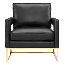 Load image into Gallery viewer, Avery Black Leather Chair
