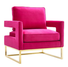 Load image into Gallery viewer, Avery Pink Velvet Chair
