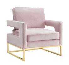 Load image into Gallery viewer, Avery Blush Velvet Chair

