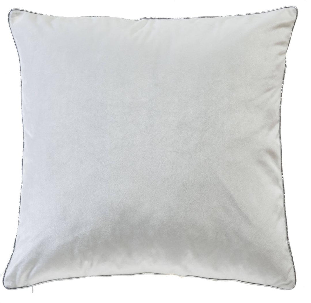 Noah White/Silver Pillow