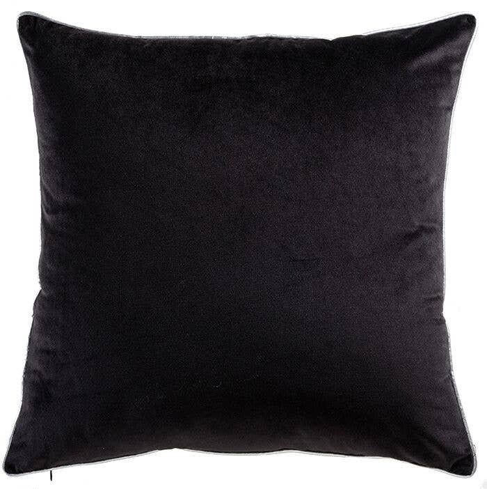 Noah Black/Silver Pillow
